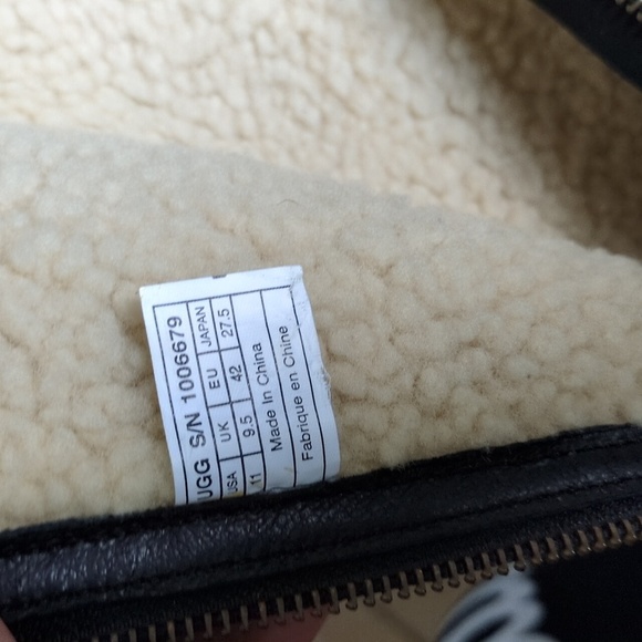 Ugg Chancery leather boots Women's sz 11​​ - Picture 6 of 7